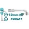 TOTAL - CHEIE TUBULARA TIP L - 12MM (INDUSTRIAL) PowerTool TopQuality