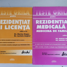 Teste grila pentru Rezidentiat si Licenta- L.Anghel , M. Negru-Vol. I , III