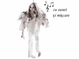 Cumpara ieftin Figurina Halloween Fantoma alba cu leduri, muzica, miscare cm 90 H