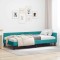 vidaXL Cadru de pat colțar cu headboard Manual Turcoaz 100 x 200 cm 42016172