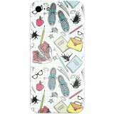 Husa silicon pentru Apple Iphone 8, School