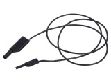 Cablu de măsurare 10A 1kV 1m negru HIRSCHMANN T&amp;M