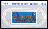 POLONIA 1966, Sport, MNH, serie neuzata, Nestampilat