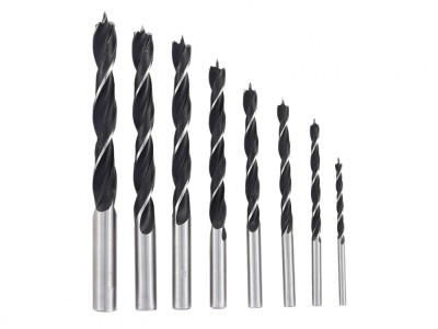 Set burghie pentru lemn, 8 piese, 3-10mm, Geko G38101 foto