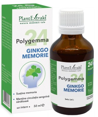 Polygemma 24 ginkgo memorie 50ml foto