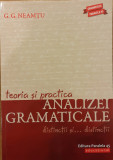 Teoria si practica analizei gramaticale distinctii si... distinctii