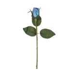 Floare decorativa artificiala, Trandafir, Ciel, 21 cm, ATU-089893, Oem