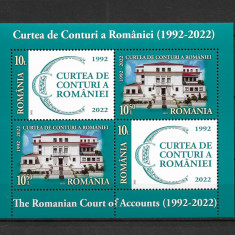 ROMANIA 2022 - CURTEA DE CONTURI, BLOC - LP 2385a