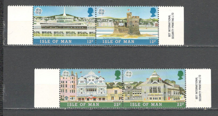 Isle of Man.1987 EUROPA:Arhitectura moderna-perechi GI.34
