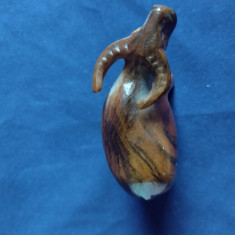 Bivol Sculptura miniatura lemn mahon