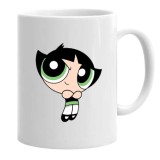 Cana alba personalizata powerpuff girls buttercup, INOVATIX&reg;. 330 ml, Oem