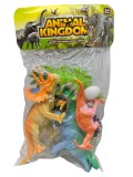 Set figurine dinozauri Animal Kingdom cu ou și accesorii