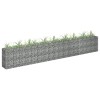 Gossi strat inaltat gabion, 360 x 30 x 60 cm, otel inoxidabil