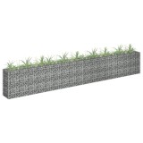 Gossi strat inaltat gabion, 360 x 30 x 60 cm, otel inoxidabil
