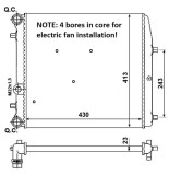 NRF 53021A Economy Class Radiator, racire motor