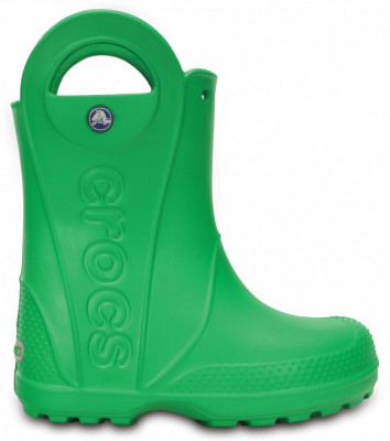Cizme Crocs Handle It Rain Boot Verde - Grass Green foto
