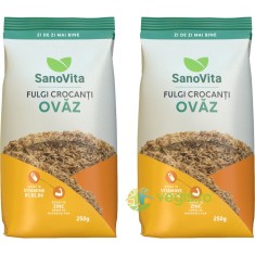 Pachet Fulgi de Ovaz Crocanti 250g+250g