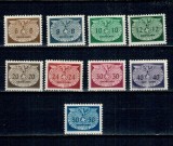 Generalgouvernement, ocupatia germana in Polonia 1940/1945 - Dienstmarken, serie nestampilata cu sarniere