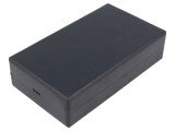 Carcasă universală ABS neagră 74.5x129x35mm