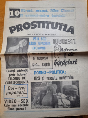 ziarul erotic-sexual - prostitutia - din anii &amp;#039;90 foto