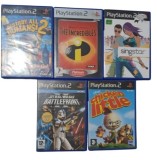 Joc PS2 Star Wars + Incredibles + Singstar + Chicken + Destroy