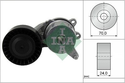 INA 534 0553 10 Intinzator curea, curea distributie foto