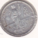Monedă Rom&acirc;nia 2 lei 1910 Carol I