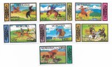 Mongolia - Sporturi ecvestre, 1987 - serie neobliterata