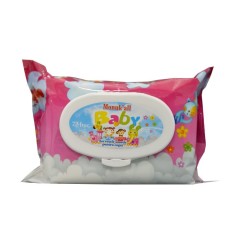 SERVETELE UMEDE CU CAPAC 72BUC PINK