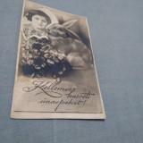 Cumpara ieftin CARTE POSTALA INTERBELICA FELICITARE NECIRCULATA