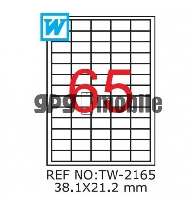 Etichete A4 TW 2165 , 38,1 x 21,2mm Etichete A4 TW 2165 , 38,1 x 21,2mm