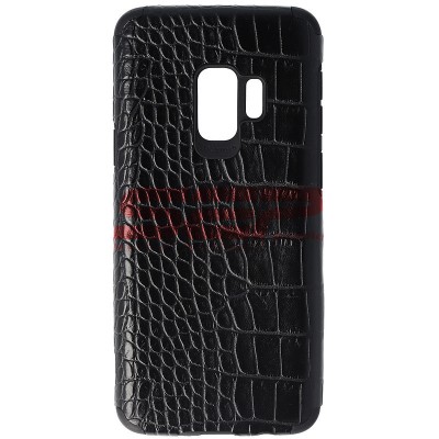 Toc TPU Leather Crocodile Samsung Galaxy S9 Black foto