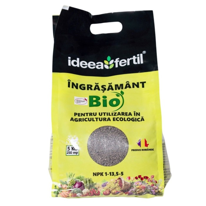 Ingrasamant ecologic universal Ideea Fertil, granule, 5 kg