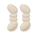 Set talonete din bumbac si spuma pentru calcaie culoarea pielii