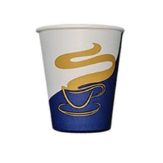 Pahare carton automate 8oz, 50 buc