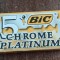 C7 13 - Set 5 lame ras - Bic chrome plainum - piesa de colectie