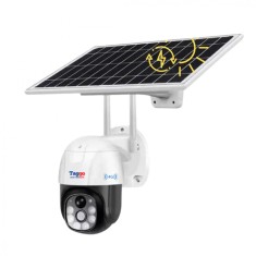 Camera Solara de Supraveghere 4G, 5MP, Zoom 10X, Full HD, Panou Solar 9W cu Acumulatori 12000mAh, IP66, Alba - WIFI