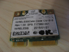 Placa wireless laptop HP 820 G1, Intel Wireless-N 7260, 7260HMWNB, 717382-001 foto