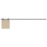 VidaXL Set uși glisante pentru dulap 244 cm oțel carbon 4009679