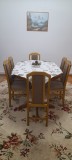 SET LORD 1 MASA 160-200-240-280+ 6 SCAUNE PERSONALIZABIL PE CULORI