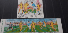 Romania 1996-LP1409a,1410-Fotbal Anglia,straif+c, foto