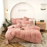 Cumpara ieftin Lenjerie Fluffy Super Pufoasa 6 Piese, Roz Pudra - ION60