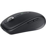 Mouse wireless Logitech MX Anywhere 3S, 2.4GHz&amp;amp;Bluetooth, Silent, Scroll MagSpeed, Multidevice, USB-C, Negru Grafit