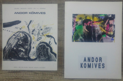 Andor Komives/ catalog expozitie + macheta catalog cu fotografii originale foto