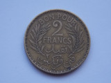 2 FRANCS 1945 TUNISIA, Africa