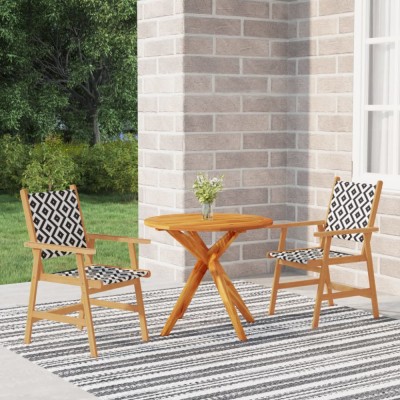 vidaXL Set mobilier grădină, 3 piese, lemn masiv de acacia 3087130 foto