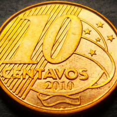 Moneda 10 CENTAVOS - BRAZILIA, anul 2010 * cod 4006 = A.UNC