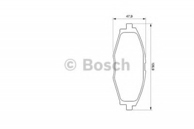 Set placute frana,frana disc CHEVROLET SPARK (2005 - 2016) BOSCH 0 986 424 512 foto