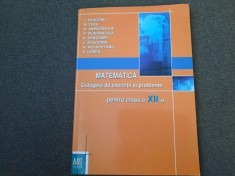 MATEMATICA CULEGERE DE EXERCITII SI PROBLEME PENTRU CLASA A XII A MARCEL TENA