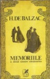 Memoriile a doua tinere casatorite de Honore de Balzac - Roman clasic, literatura straina, memorii, editie veche